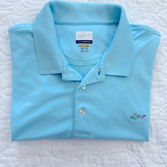 Greg Norman Collection Other - Greg Norman Play Dry Collection Short Sleeve Blue Polo Shirt Men’s XXL GUC